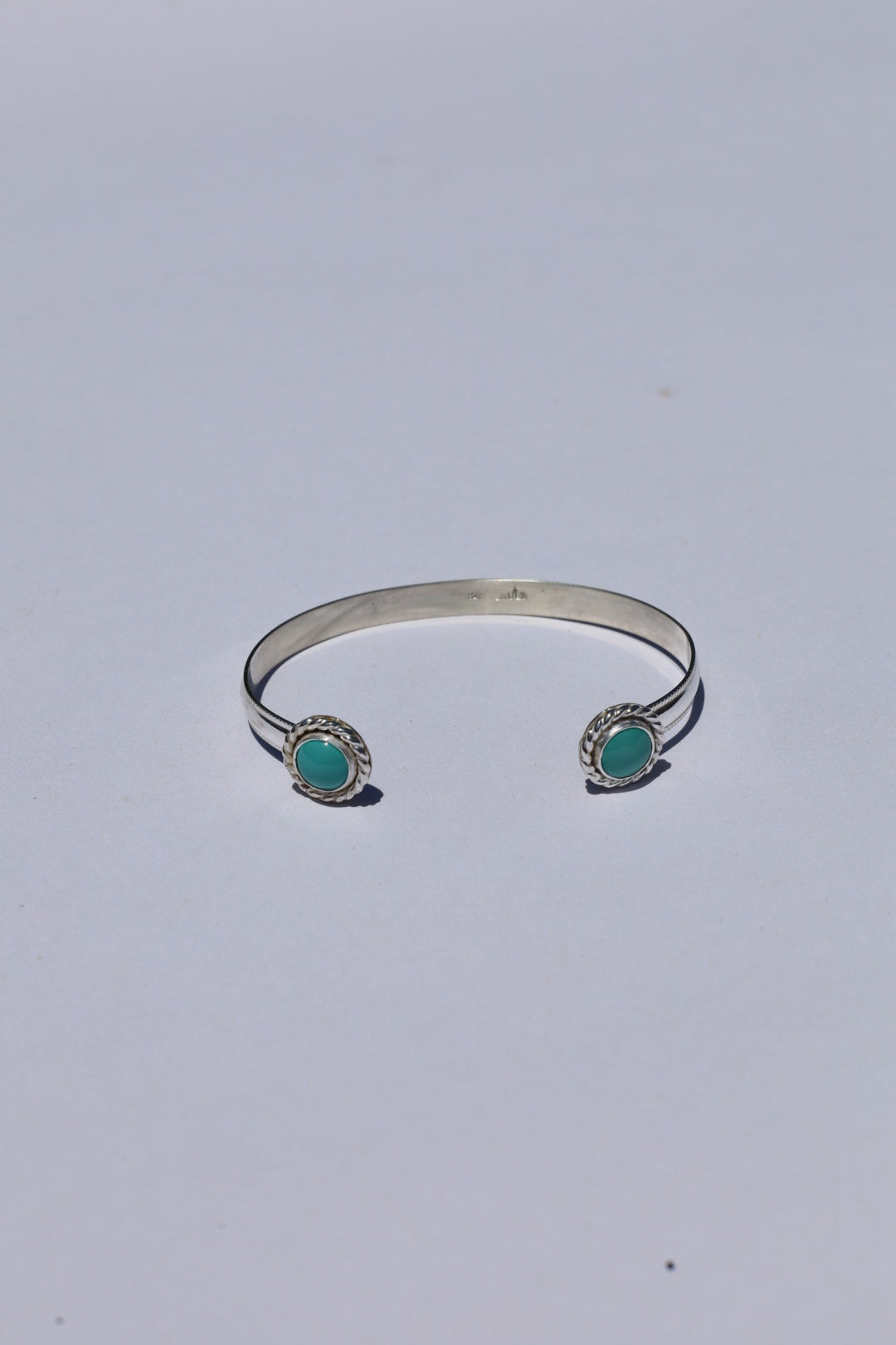 Turquoise Rope Open Cuff
