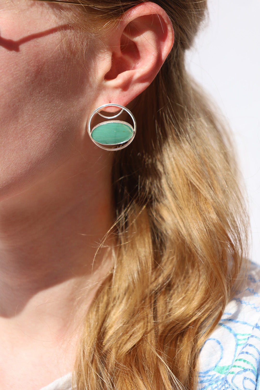 Oval Orb Studs