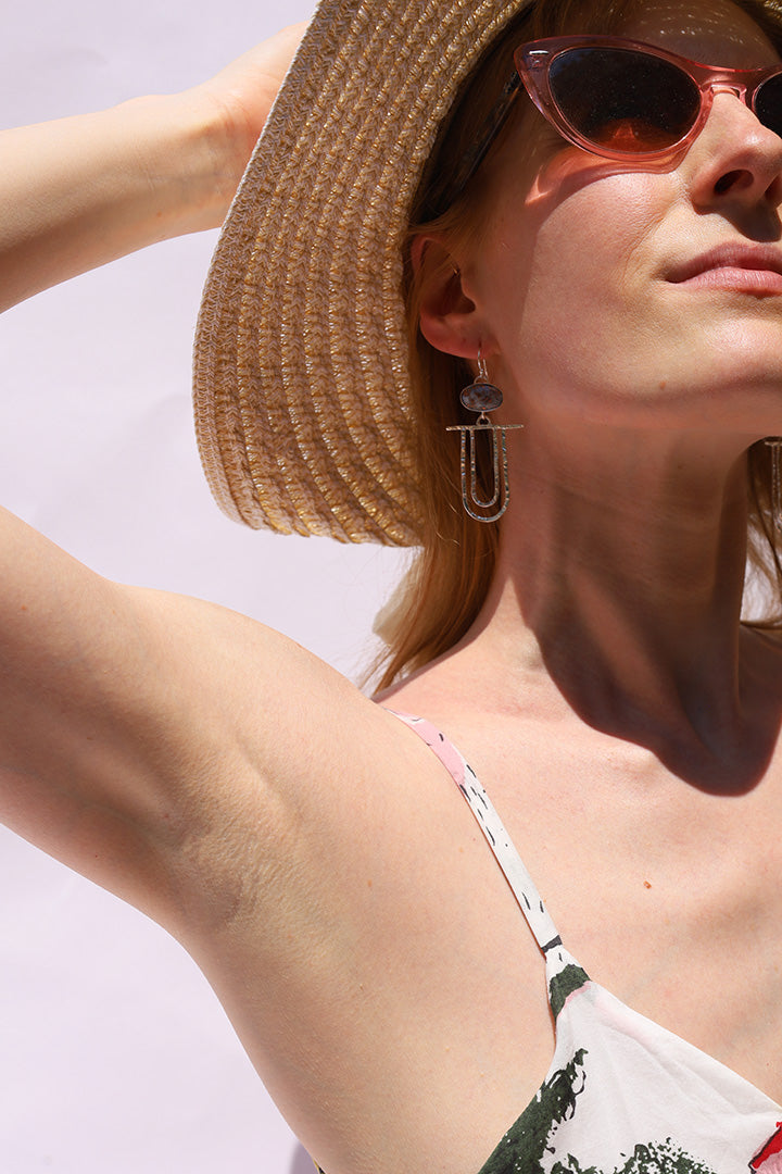Textured Swing Earrings