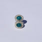 Double Eye Opal Wood Ring
