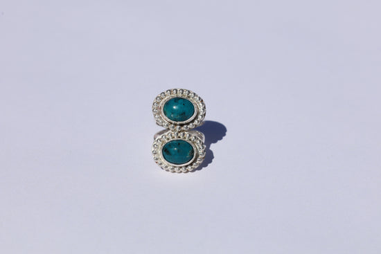 Double Eye Opal Wood Ring