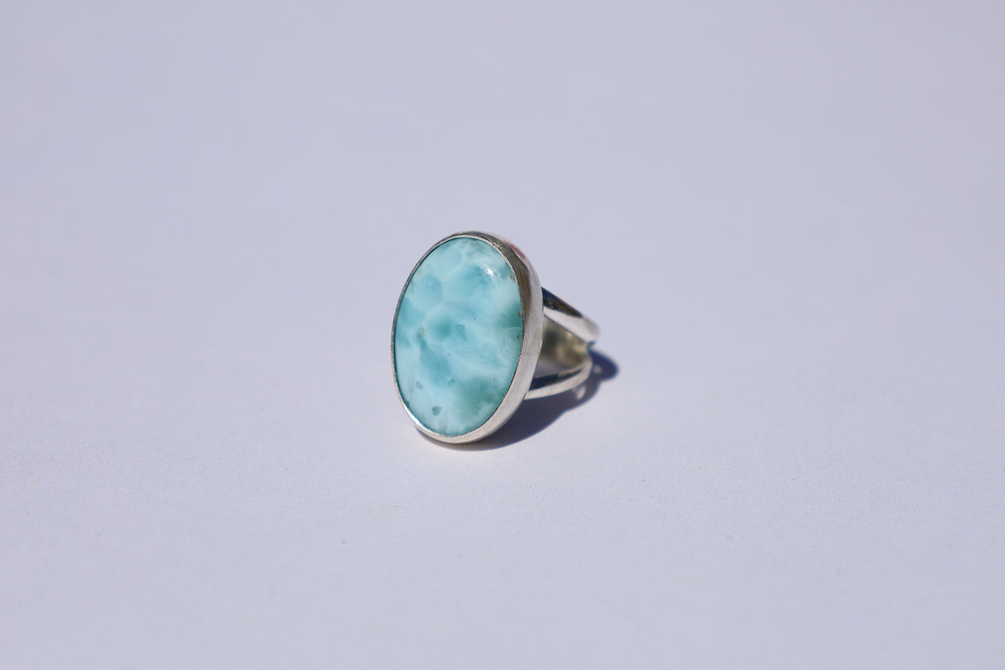 Larimar Split Shank Ring