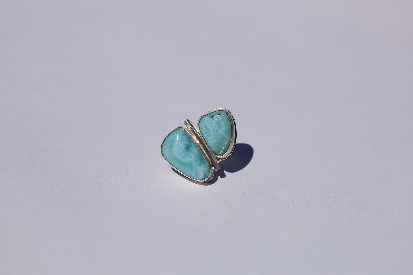 Larimar Doublet Ring