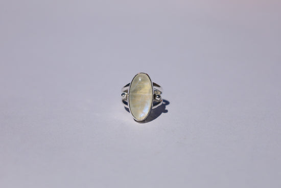 Moonstone Dotted Ring