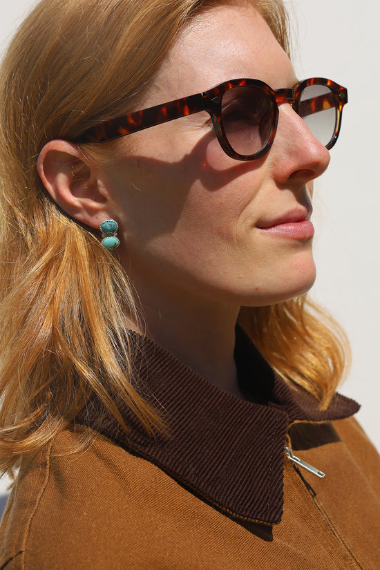 Double Turquoise Studs