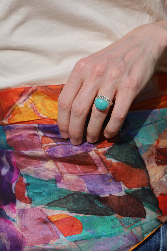 Turquoise Crown Ring