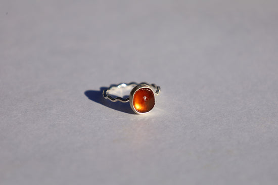 Wavy Sapphire Ring