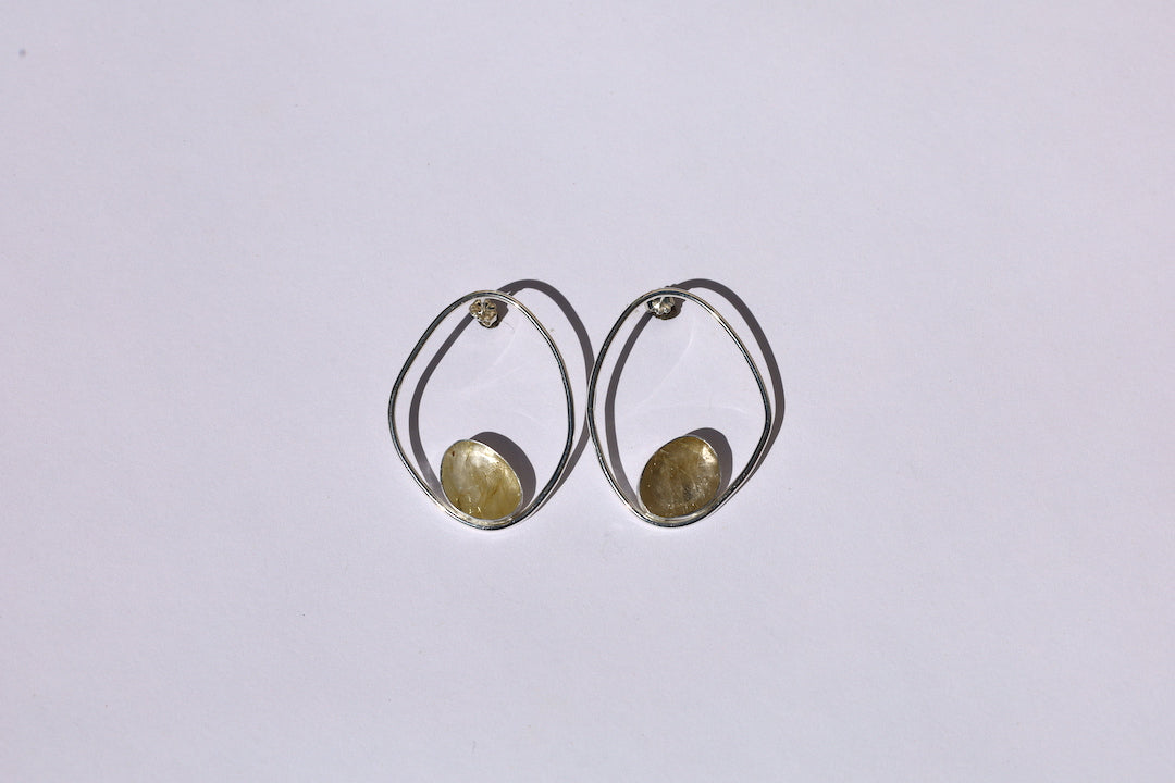 Golden Eye Studs
