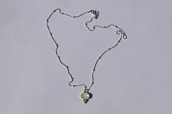 Opal Tri-Dot Necklace