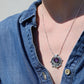 Amethyst Wheel Necklace