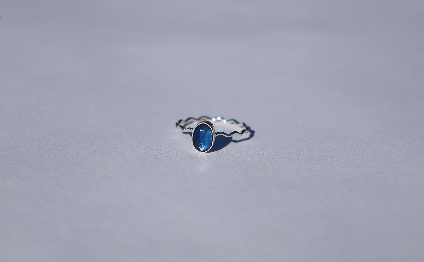 Kyanite Wavy Ring