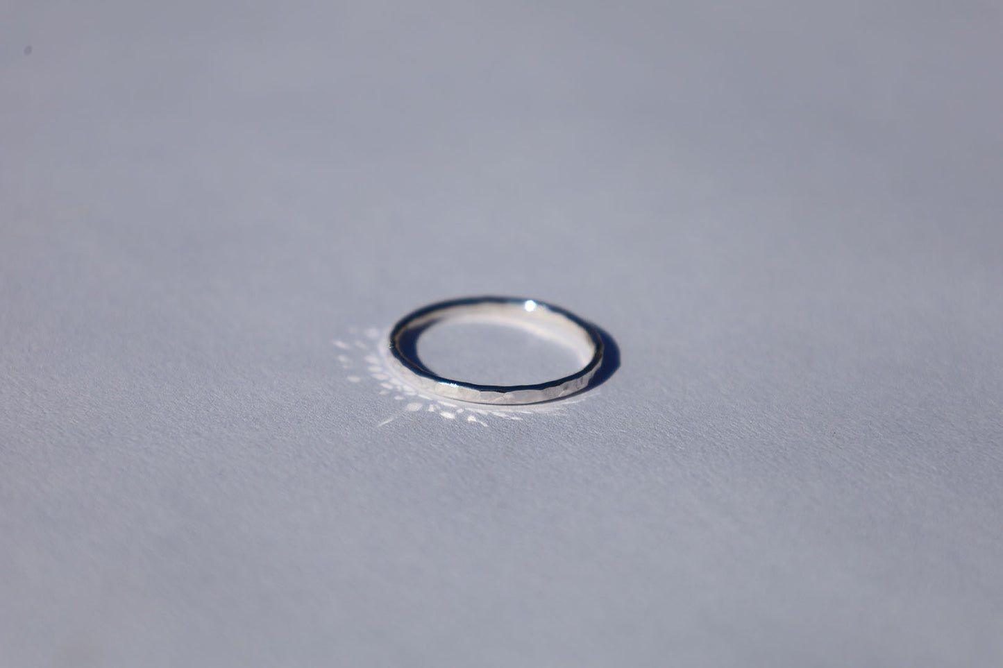 Textured Silver Band