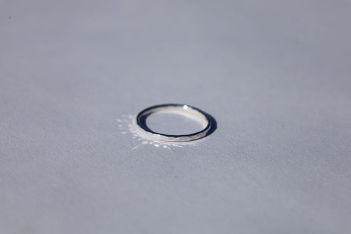 Textured Silver Band