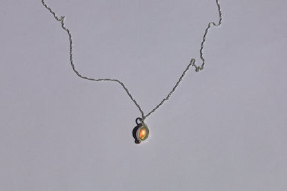 Opal Dot Necklace