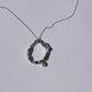 Abstract Orb Peridot Necklace