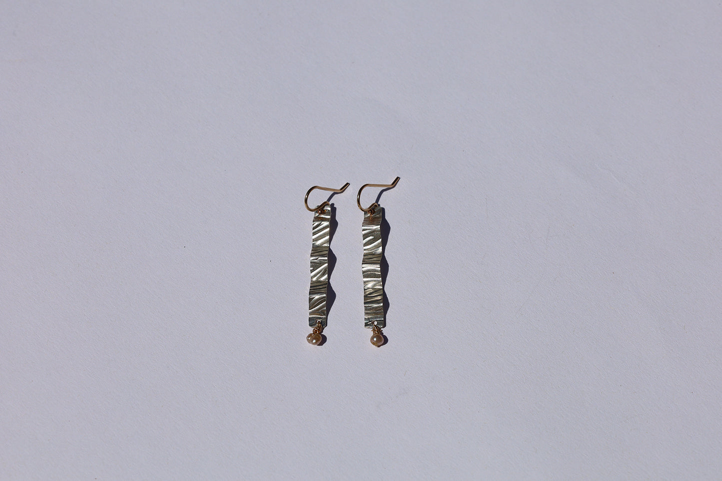 (#10) Crimped Pearl Drops