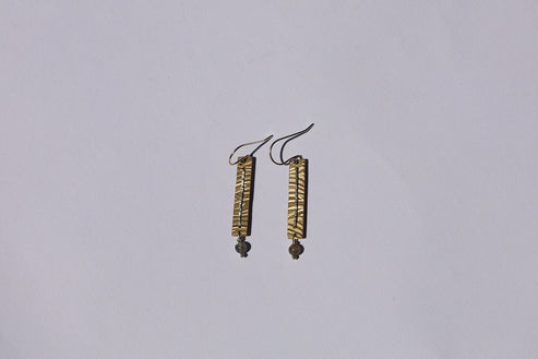 (#5) Long Labradorite Earrings