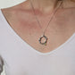 Abstract Orb Peridot Necklace