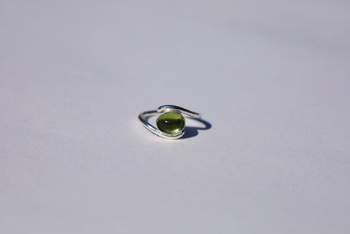 Peridot Tension Ring