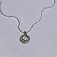 Silver Spun Necklace