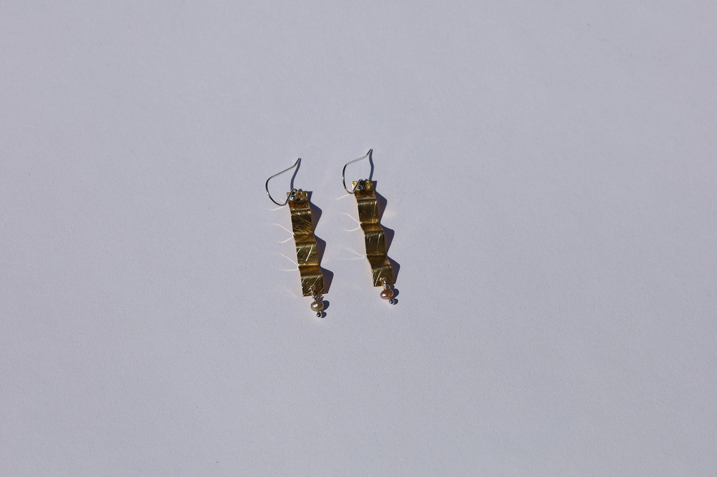 (#10) Crimped Pearl Drops