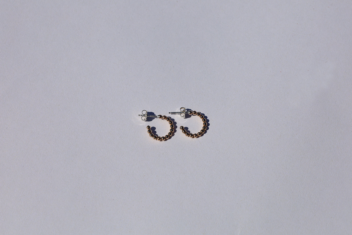Beaded Hoops