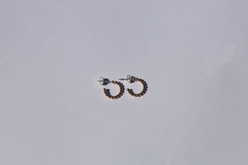 Beaded Hoops