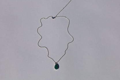 Turquoise Teardrop Necklace