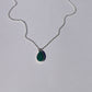 Turquoise Teardrop Necklace