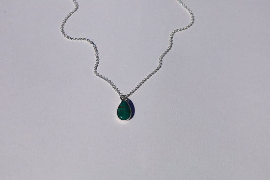 Turquoise Teardrop Necklace