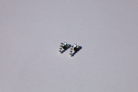 Beaded Bar Studs