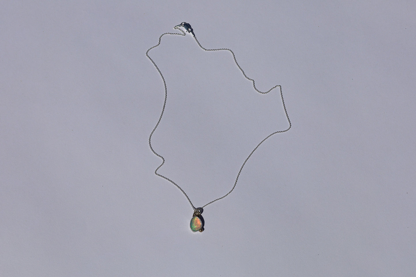 Opal Dot Necklace