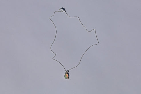 Opal Dot Necklace