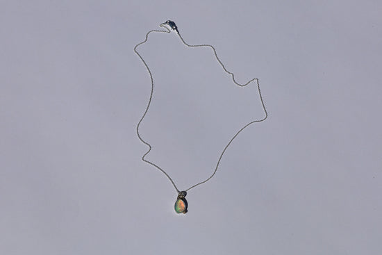 Opal Dot Necklace