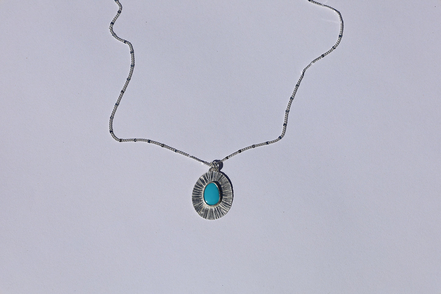 Sunburst Turquoise Necklace