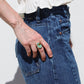 Oval Split Shank Ring