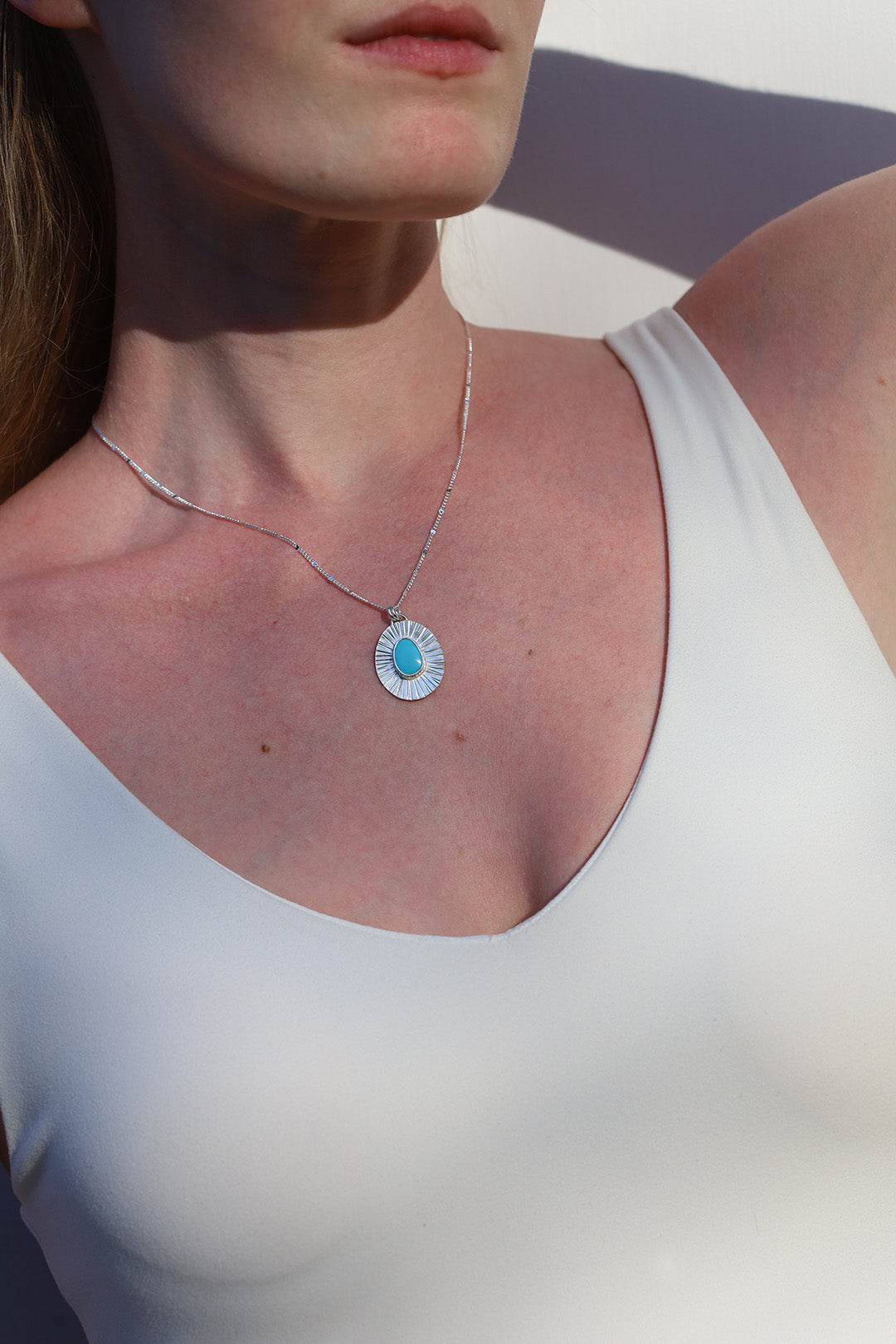 Sunburst Turquoise Necklace