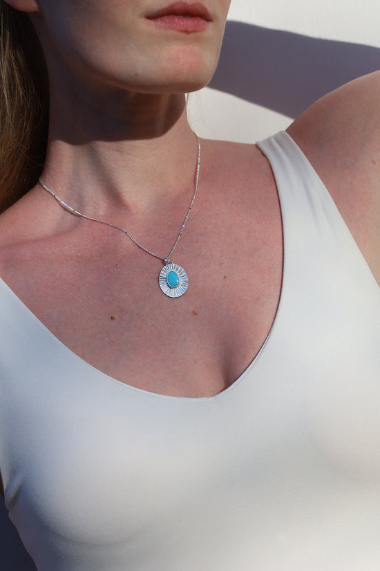Sunburst Turquoise Necklace