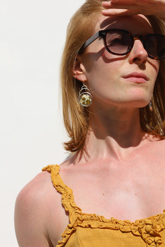 Speckled Pond Earrings