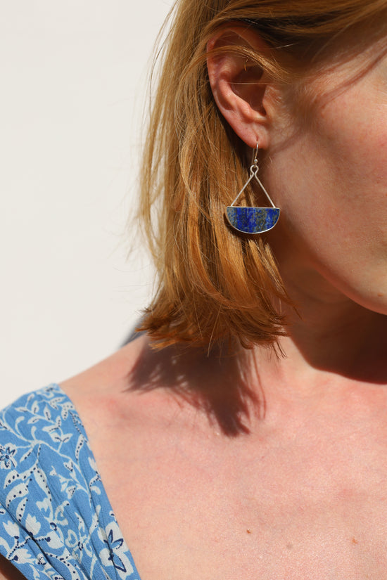 Lapis Swing Earrings