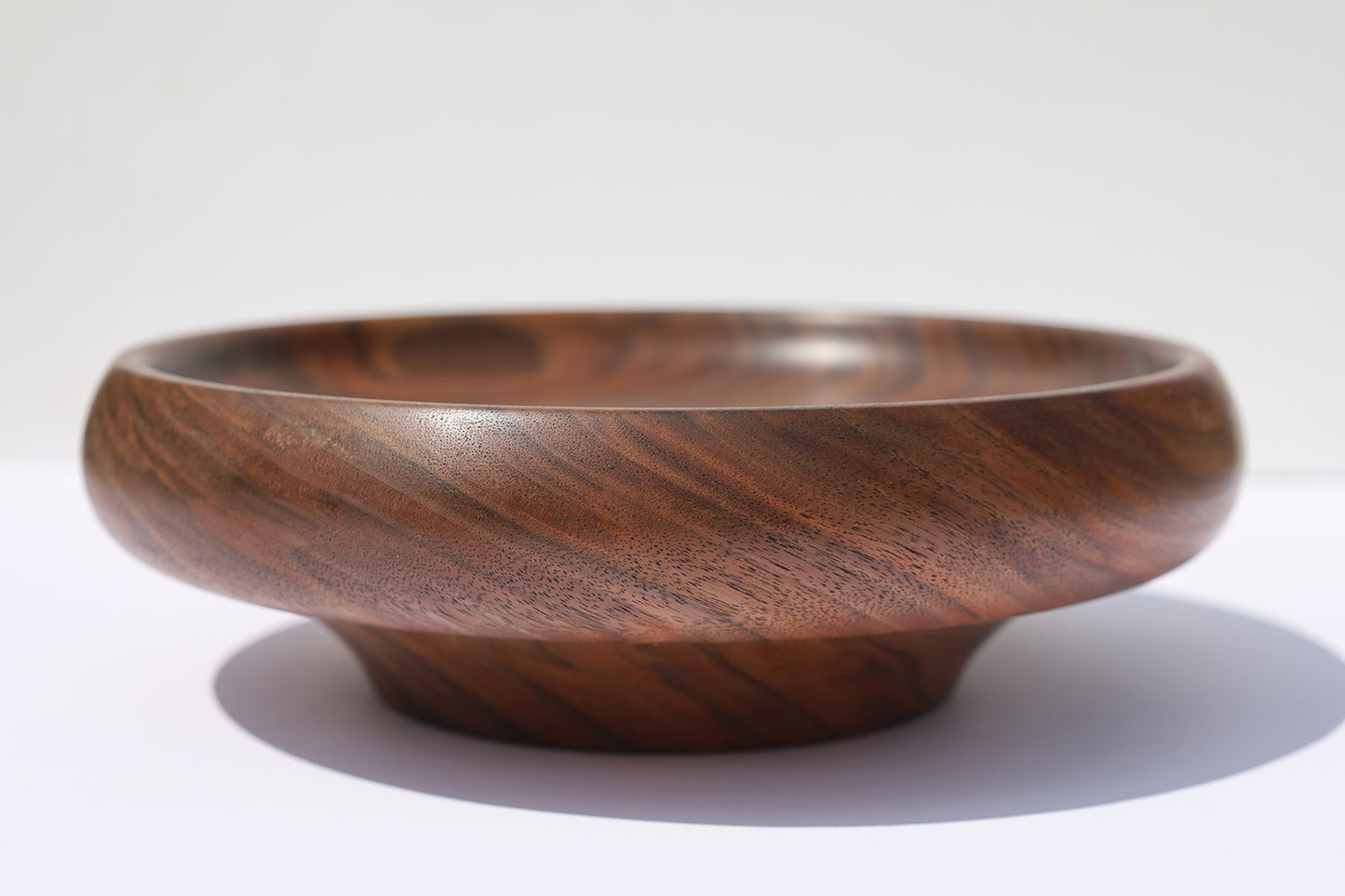 Walnut Pedestal Bowl