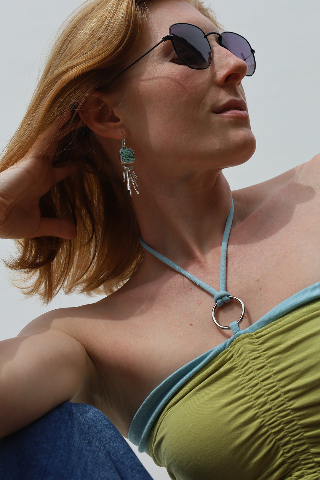 Variscite Tassel Danglers