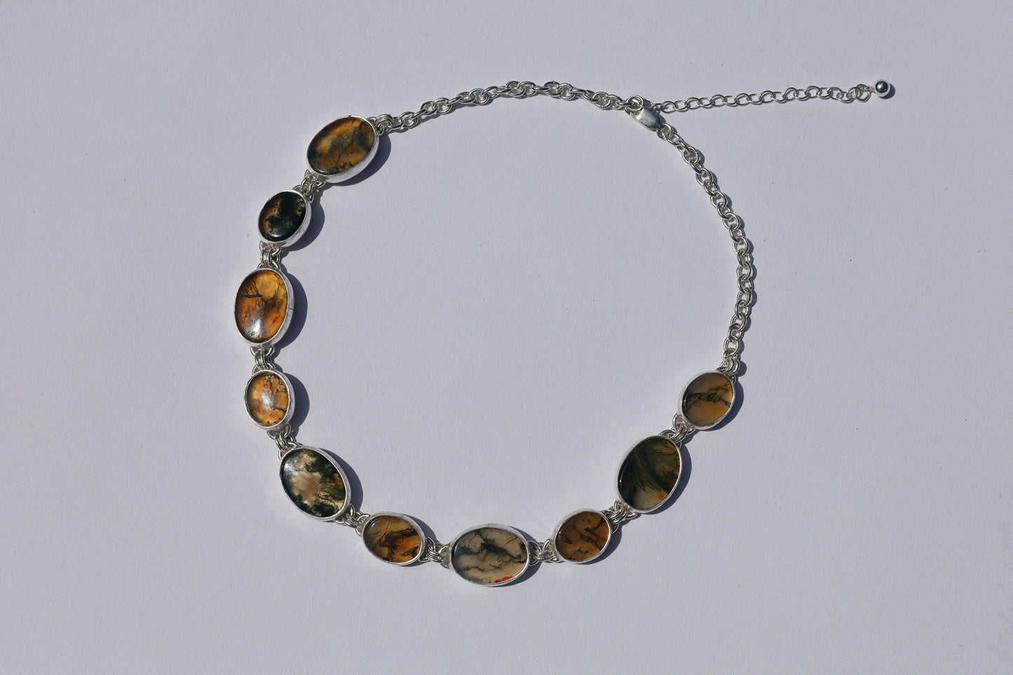 Moss Agate Choker Necklace