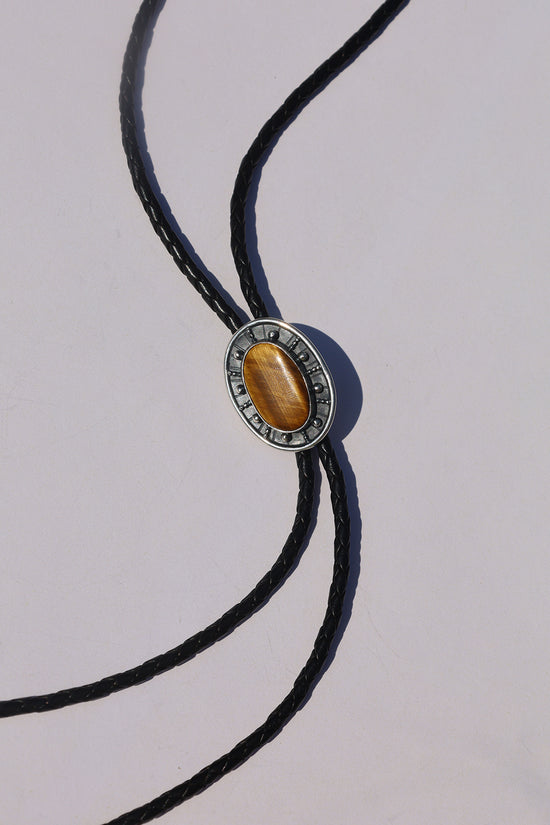 Tigers Eye Bolo Tie