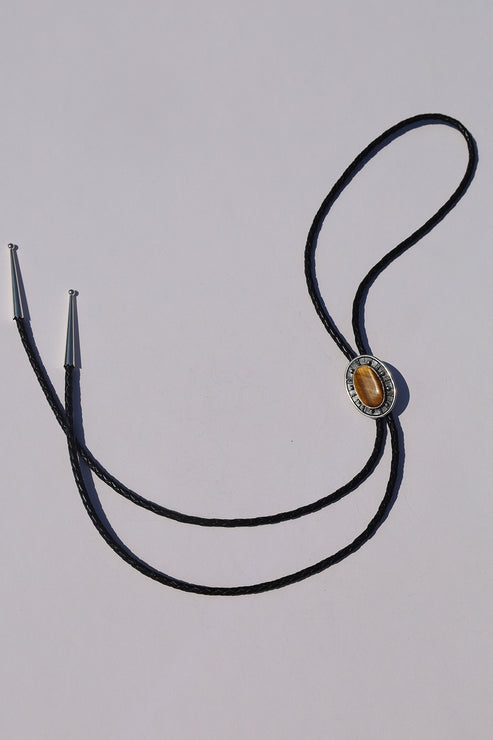 Tigers Eye Bolo Tie