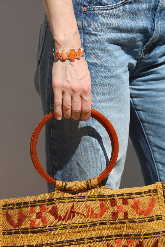 Coral Cuff Bracelet