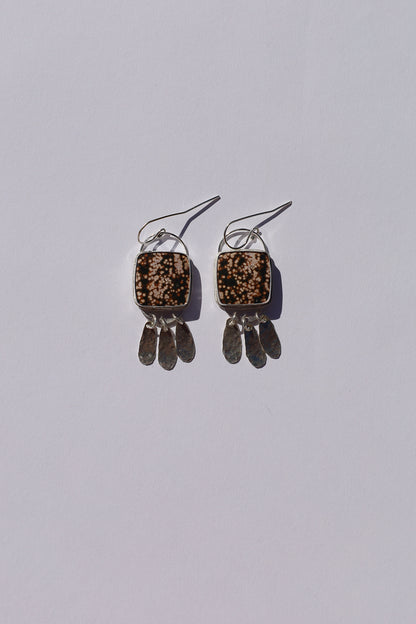 Ocean Jasper Tassel Earrings