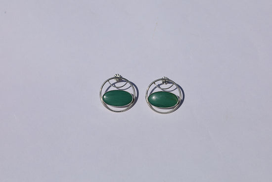 Oval Orb Studs