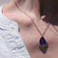 Teardrop Amethyst Necklace