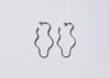 Large Squiggly Hoops